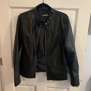 Faux Leather Jacket